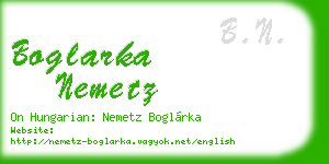 boglarka nemetz business card
